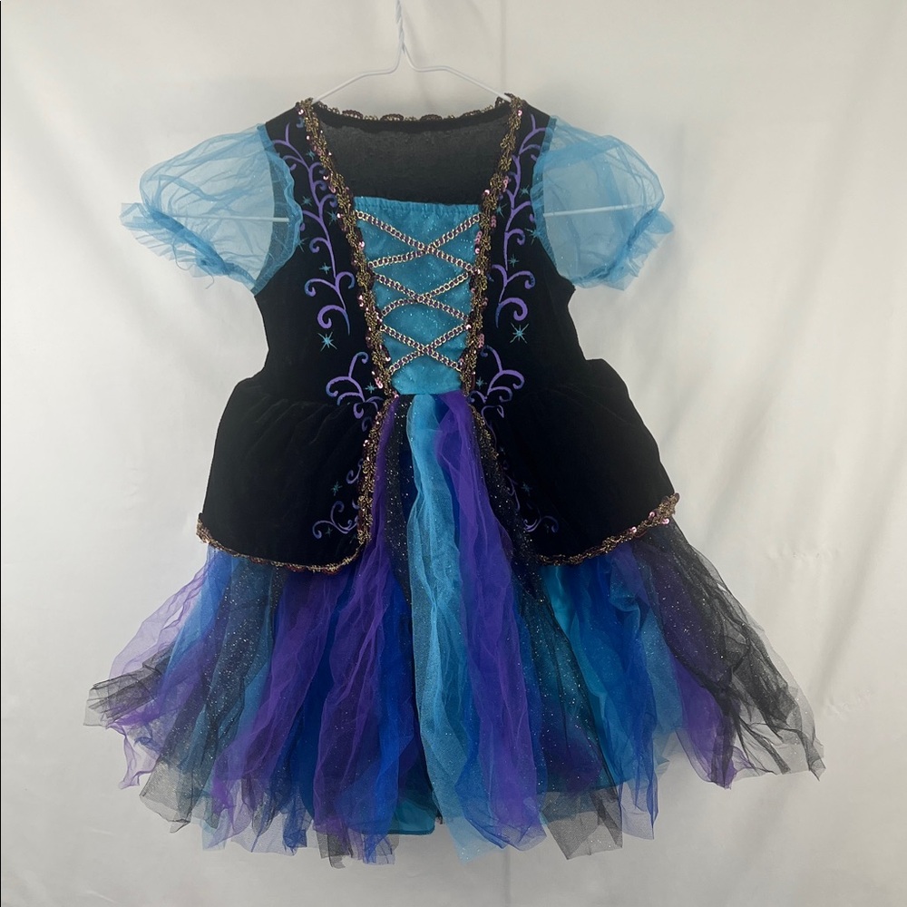 Girl’s Costume Fairy Princess -Size 2T/3T - glitter, Sequins Purple, Black, Blue